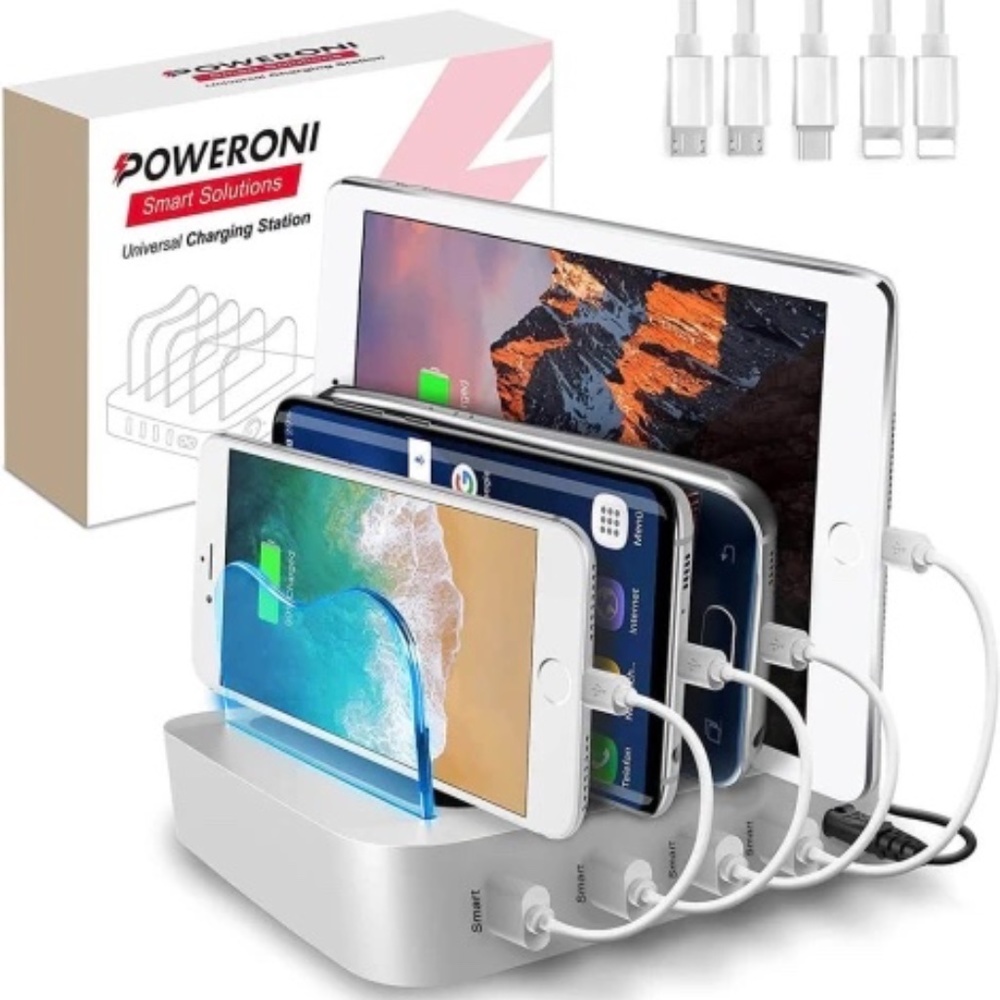 4-Port USB Charging Dock